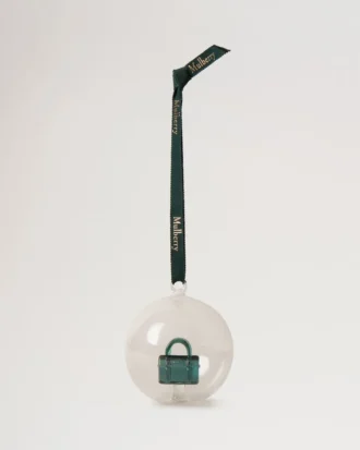 Bayswater Globe-Kugel Mulberry Green Glass Little Luxuries