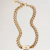 Bayswater Klobige Kettenhalskette Gold Edelstahl Bayswater Klobige Kettenhalskette Gold Edelstahl