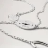 Bayswater Lange Halskette Silber Sterlingsilber Damen Bayswater Lange Halskette Silber Sterlingsilber Damen