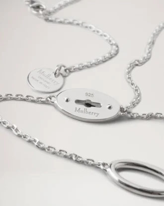 Bayswater Lange Halskette Silber Sterlingsilber Damen