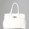 Bayswater Pre-Loved White Soft Tumbled Pre-Loved Taschen