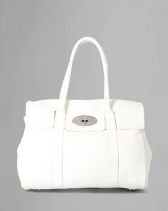 Bayswater Pre-Loved White Soft Tumbled Pre-Loved Taschen