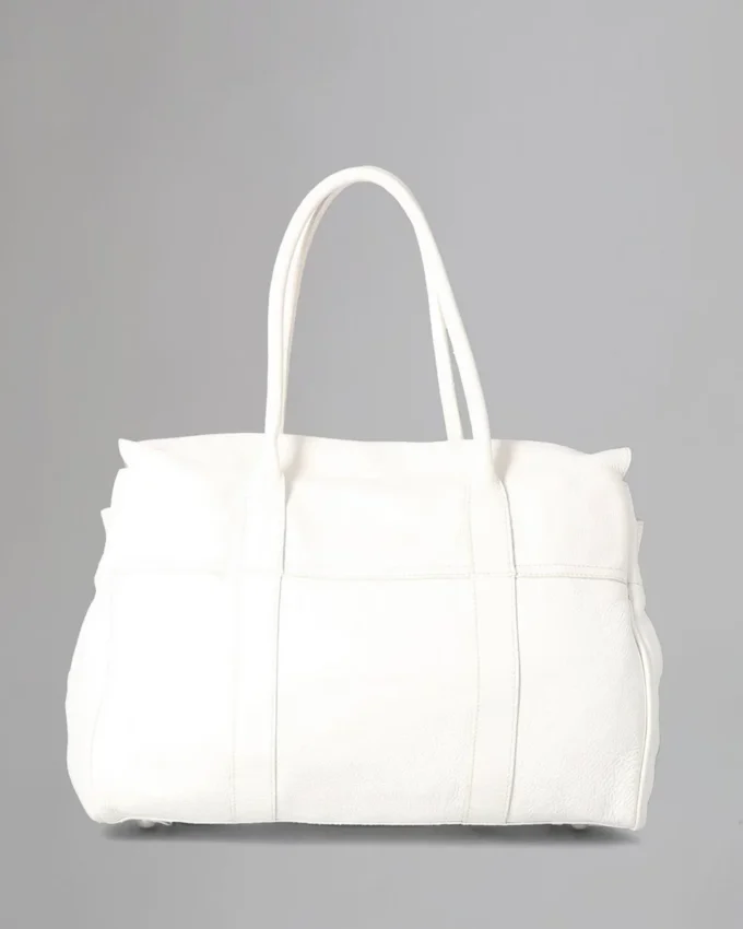 Bayswater Pre-Loved White Soft Tumbled Pre-Loved Taschen