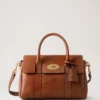 Bayswater Satchel aus Oak Nvt-Leder Schultertasche Mulberry Bayswater Satchel aus Oak Nvt-Leder Schultertasche Mulberry