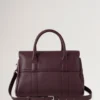Bayswater Satchel Black Cherry Heavy Grain Bayswater