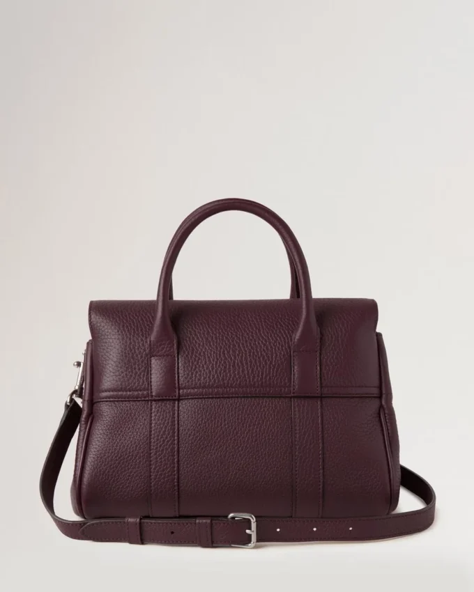 Bayswater Satchel Black Cherry Heavy Grain Bayswater