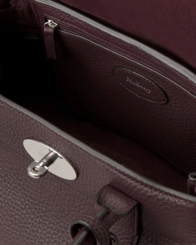 Bayswater Satchel Black Cherry Heavy Grain Bayswater