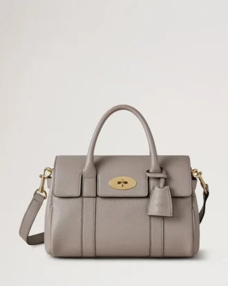 Bayswater Satchel Cashmere Taupe Heavy Grain Damen