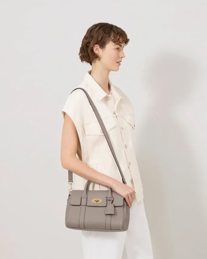 Bayswater Satchel Cashmere Taupe Heavy Grain Damen Bayswater Satchel Cashmere Taupe Heavy Grain Damen