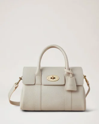 Bayswater Satchel Chalk Heavy Grain Damen