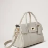 Bayswater Satchel Chalk Heavy Grain Damen