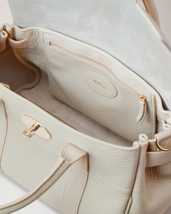 Bayswater Satchel Chalk Heavy Grain Damen