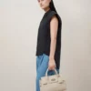 Bayswater Satchel Chalk Heavy Grain Damen