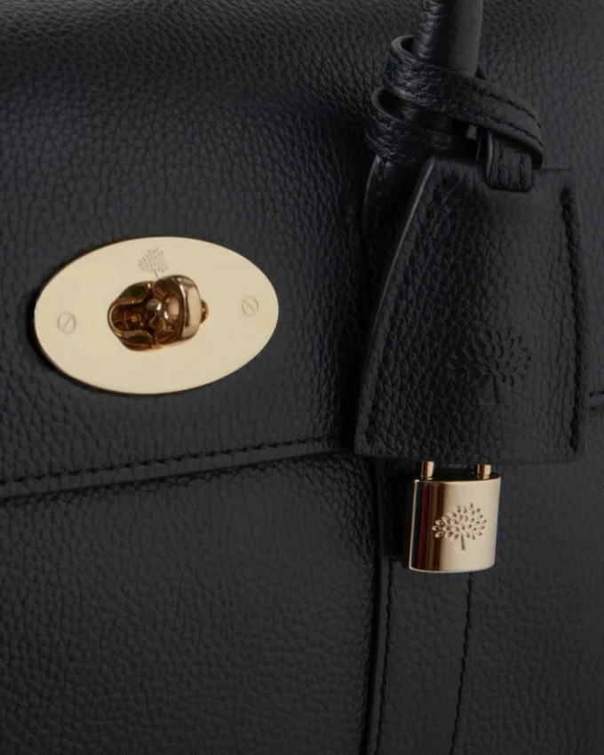 Bayswater Satchel in Schwarz, klein, klassisches Mulberry-Leder Bayswater Satchel in Schwarz, klein, klassisches Mulberry-Leder