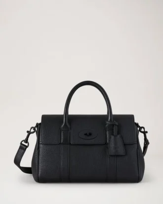 Bayswater Satchel Schwarz Bayswater mit natürlicher Narbung