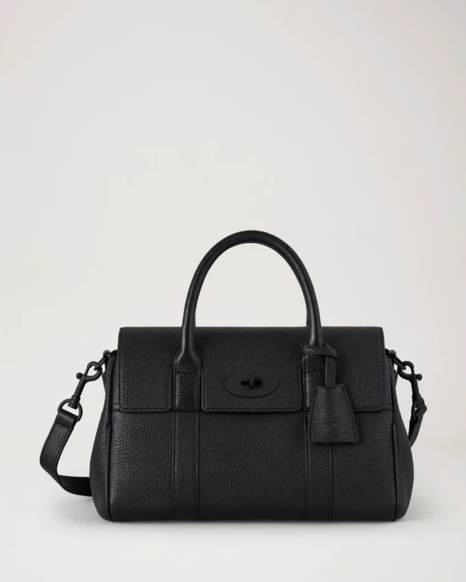Bayswater Satchel Schwarz Bayswater mit natürlicher Narbung Bayswater Satchel Schwarz Bayswater mit natürlicher Narbung