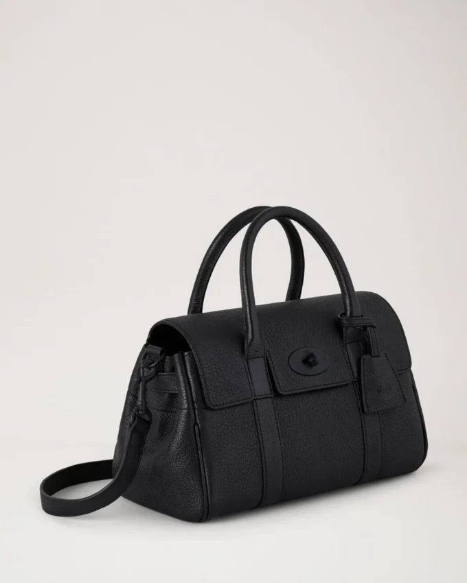 Bayswater Satchel Schwarz Bayswater mit natürlicher Narbung Bayswater Satchel Schwarz Bayswater mit natürlicher Narbung