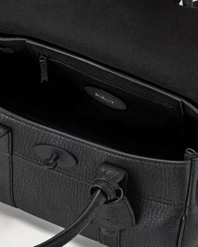 Bayswater Satchel Schwarz Bayswater mit natürlicher Narbung Bayswater Satchel Schwarz Bayswater mit natürlicher Narbung