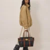 Bayswater Schwarz & Cognac Bio-basiertes Scotchgrain Damen