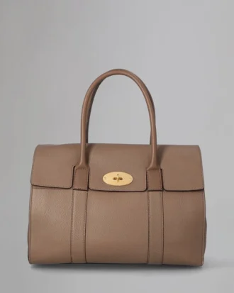 Bayswater Secondhand Taupe Classic Grain Secondhand-Taschen