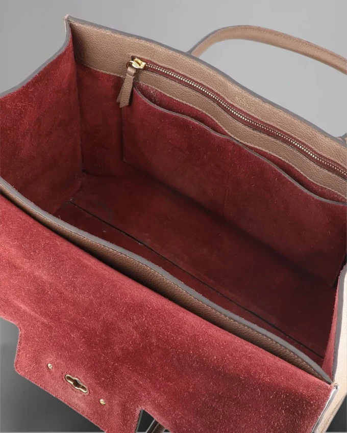 Bayswater Secondhand Taupe Classic Grain Secondhand-Taschen Bayswater Secondhand Taupe Classic Grain Secondhand-Taschen