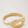 Bayswater Small Ring, vergoldetes Messing, Damen Bayswater Small Ring, vergoldetes Messing, Damen