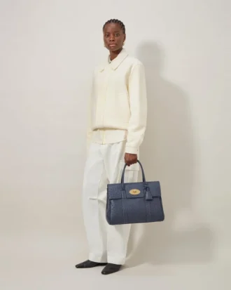 Bayswater Stormy Blue Straußenleder Damen