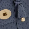 Bayswater Stormy Blue Straußenleder Damen Bayswater Stormy Blue Straußenleder Damen