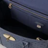 Bayswater Stormy Blue Straußenleder Damen Bayswater Stormy Blue Straußenleder Damen