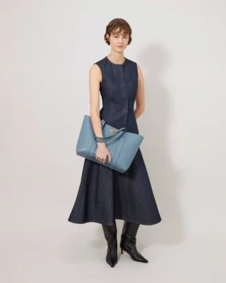 Bayswater Tote Brighton Blue Small Classic Grain Bayswater Tote Brighton Blue Small Classic Grain