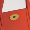 Bayswater Tote Coral Orange Small Classic Grain