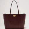 Bayswater Tote in Burgunderrot, kleines klassisches Narbleder, Mulberry Bayswater Tote in Burgunderrot, kleines klassisches Narbleder, Mulberry