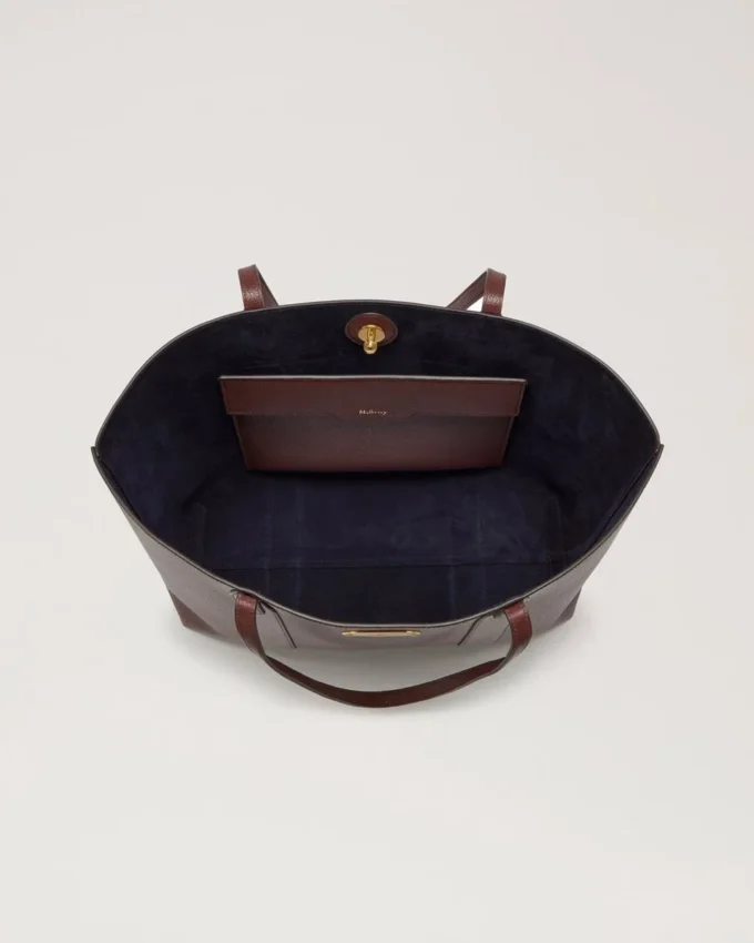 Bayswater Tote in Burgunderrot, kleines klassisches Narbleder, Mulberry Bayswater Tote in Burgunderrot, kleines klassisches Narbleder, Mulberry
