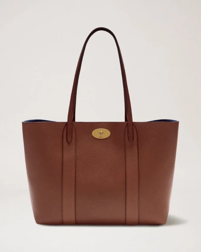 Bayswater Tote in Oak Small Classic Grain Schultertasche Mulberry Bayswater Tote in Oak Small Classic Grain Schultertasche Mulberry