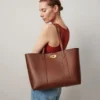 Bayswater Tote in Oak Small Classic Grain Schultertasche Mulberry Bayswater Tote in Oak Small Classic Grain Schultertasche Mulberry