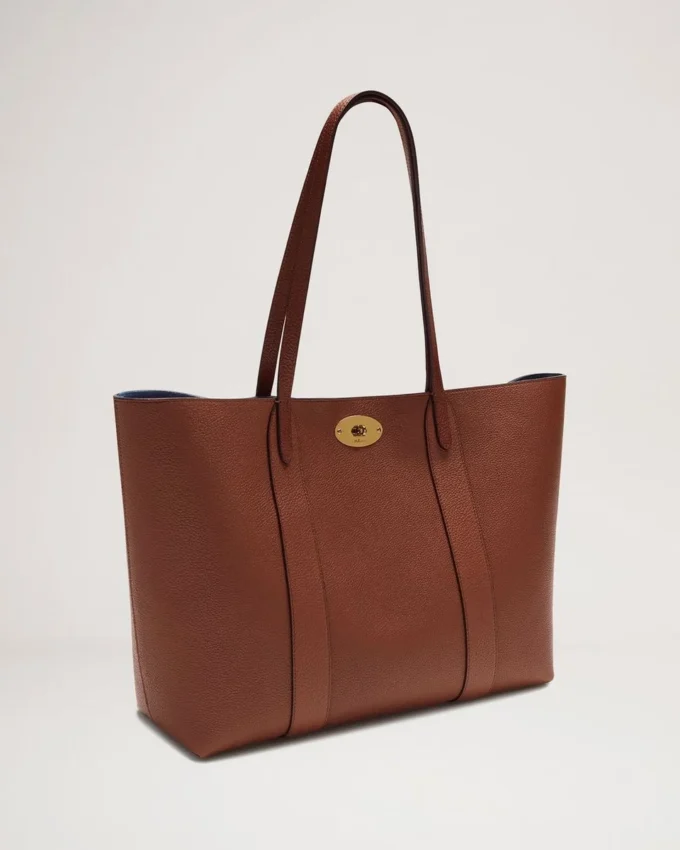 Bayswater Tote in Oak Small Classic Grain Schultertasche Mulberry Bayswater Tote in Oak Small Classic Grain Schultertasche Mulberry