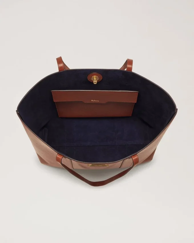 Bayswater Tote in Oak Small Classic Grain Schultertasche Mulberry Bayswater Tote in Oak Small Classic Grain Schultertasche Mulberry