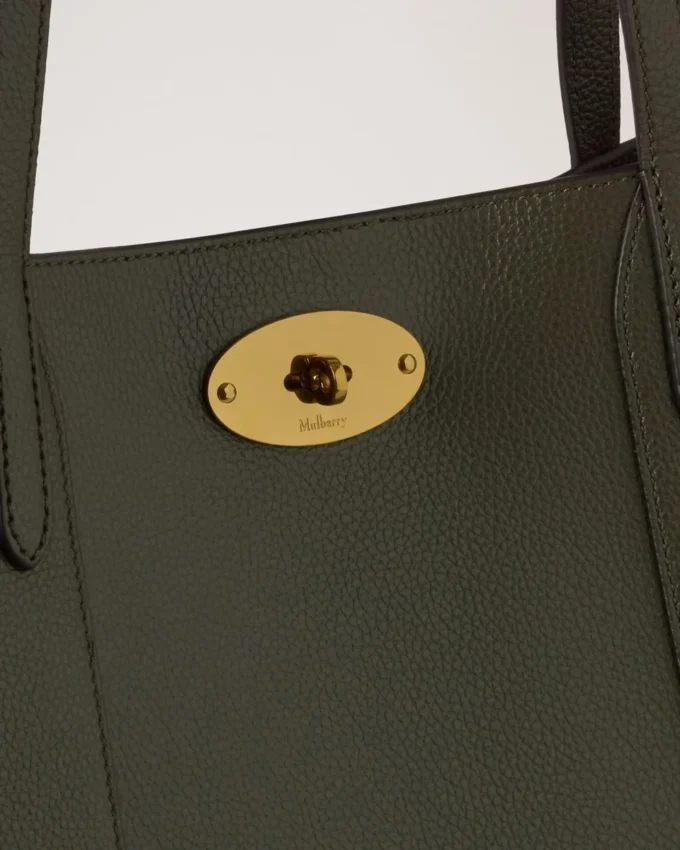 Bayswater Tote Juniper Green Small Classic Grain Bayswater Tote Juniper Green Small Classic Grain