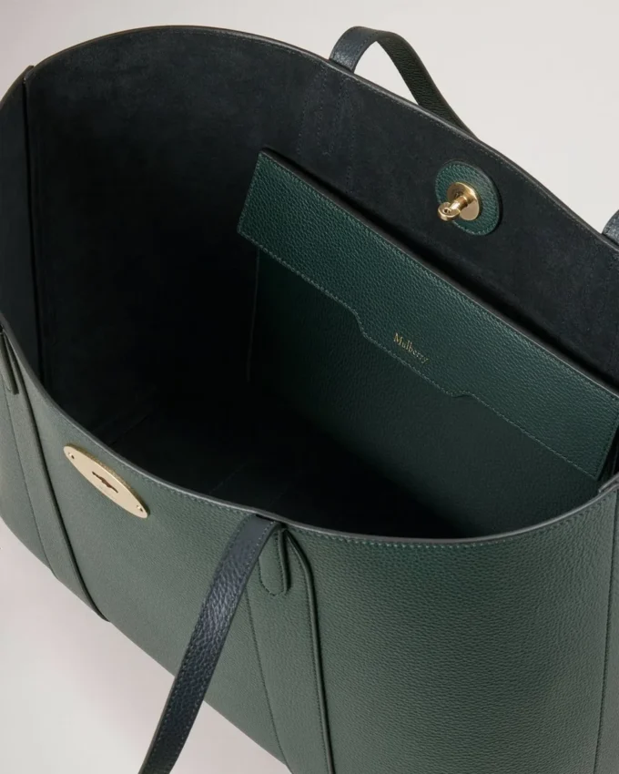 Bayswater Tote Mulberry Green Kleine klassische Narbung Bayswater Tote Mulberry Green Kleine klassische Narbung