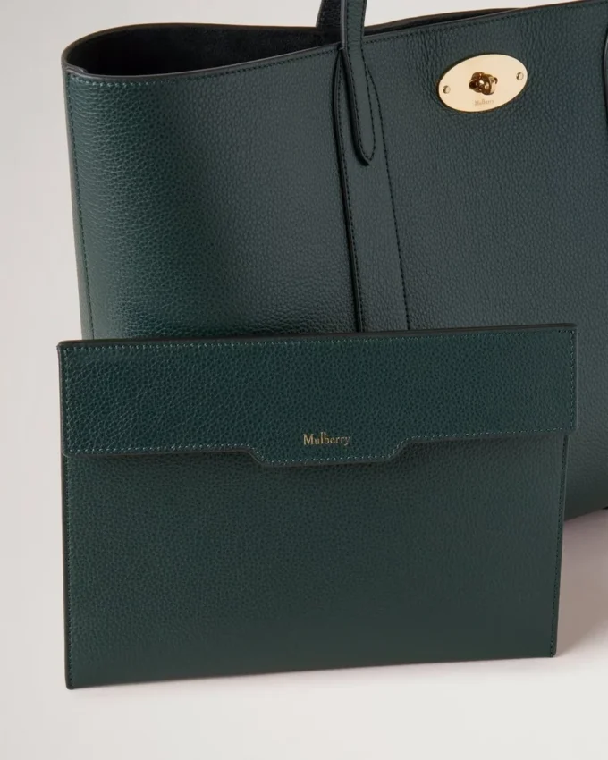 Bayswater Tote Mulberry Green Kleine klassische Narbung Bayswater Tote Mulberry Green Kleine klassische Narbung