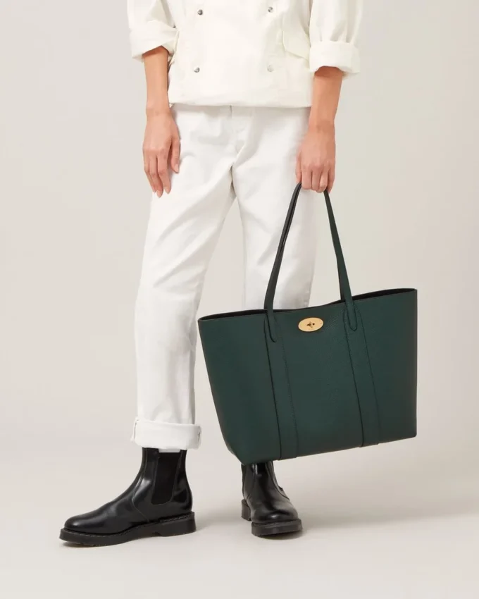 Bayswater Tote Mulberry Green Kleine klassische Narbung Bayswater Tote Mulberry Green Kleine klassische Narbung