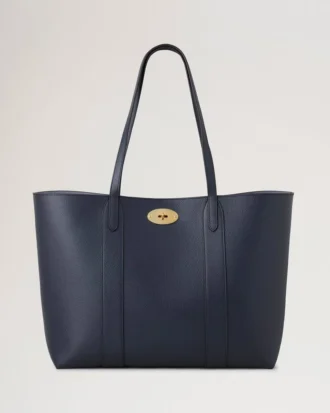 Bayswater Tote Night Sky & Poplin Blue Kleine klassische Narbung mit Kontrast Bayswater Tote Night Sky & Poplin Blue Kleine klassische Narbung mit Kontrast