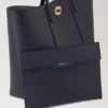 Bayswater Tote Night Sky & Poplin Blue Kleine klassische Narbung mit Kontrast Bayswater Tote Night Sky & Poplin Blue Kleine klassische Narbung mit Kontrast