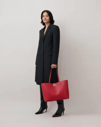 Bayswater Tote Scarlet Red Small Classic Grain Damen Bayswater Tote Scarlet Red Small Classic Grain Damen