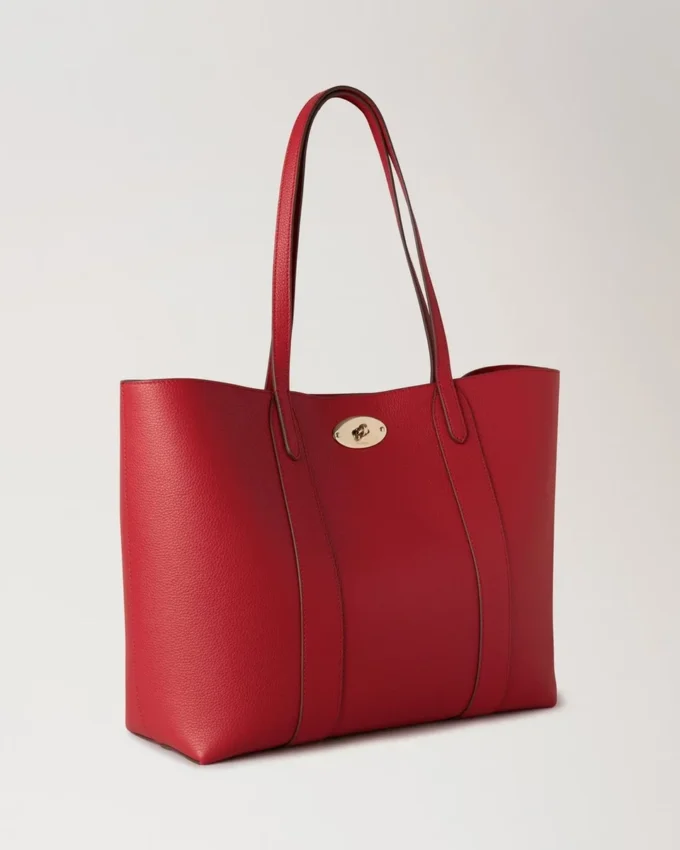 Bayswater Tote Scarlet Red Small Classic Grain Damen Bayswater Tote Scarlet Red Small Classic Grain Damen