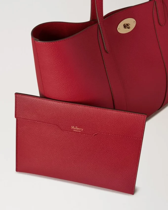 Bayswater Tote Scarlet Red Small Classic Grain Damen Bayswater Tote Scarlet Red Small Classic Grain Damen