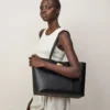 Bayswater Tote Schwarz Small Classic Grain Damen Bayswater Tote Schwarz Small Classic Grain Damen