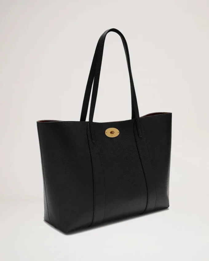 Bayswater Tote Schwarz Small Classic Grain Damen Bayswater Tote Schwarz Small Classic Grain Damen