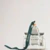 Bayswater-Weihnachtskugel aus silbernem Glas