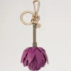 Blumen-Schlüsselanhänger – Pompon Orchideenblüte aus verschiedenen Materialien Blumen-Schlüsselanhänger – Pompon Orchideenblüte aus verschiedenen Materialien